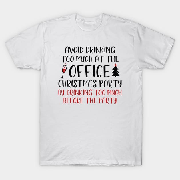 Office Christmas Party T-Shirt by LuckyFoxDesigns